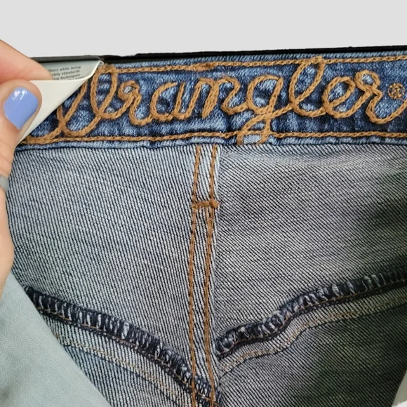 WRANGLER Wyetta Retro Super Bell High Waist Flare Denim Blue - Picture 12 of 16